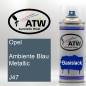 Preview: Opel, Ambiente Blau Metallic, J47: 400ml Sprühdose, von ATW Autoteile West.